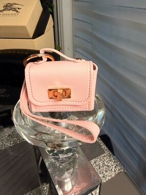Mini Crossbody Coin Purse with Gold-Tone Hardware